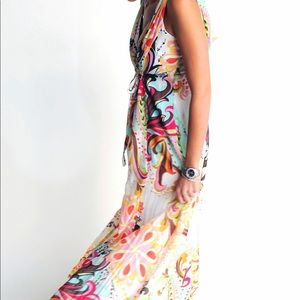 Gorgeous floral print maxi dress